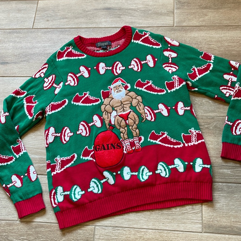33 Degrees Ugly Christmas Sweater LARGE